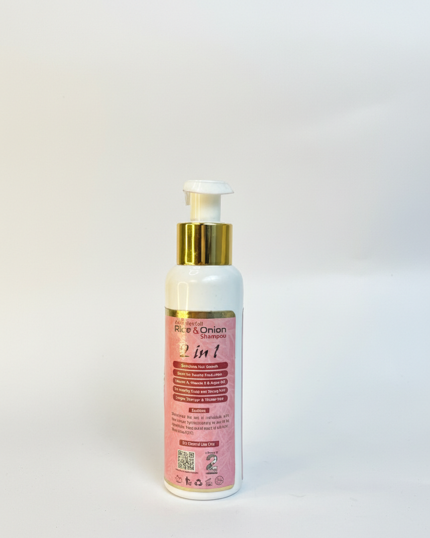 Rice & Onion Shampoo (Anti Hairfall)