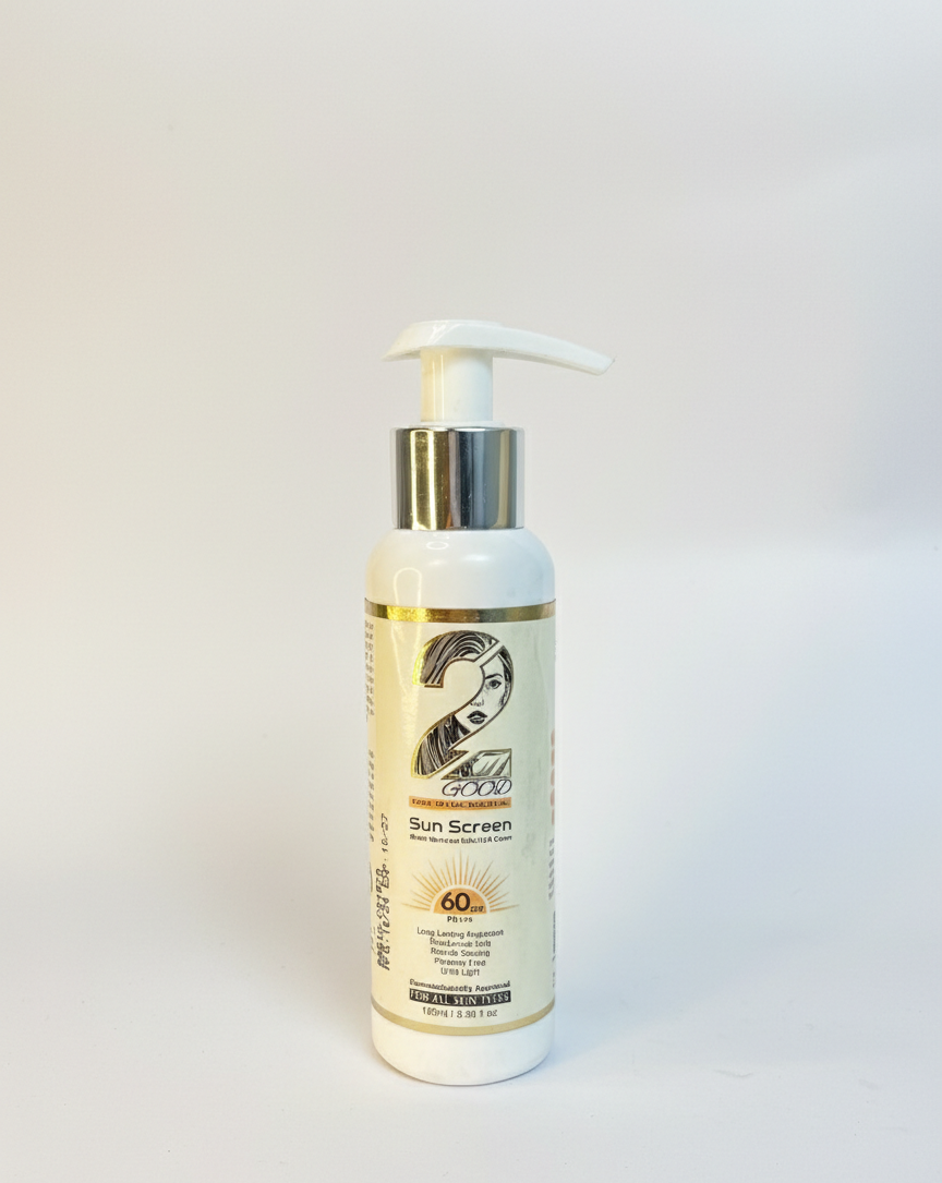 Sun Screen (SPF 60 + UVA & UVB cream)