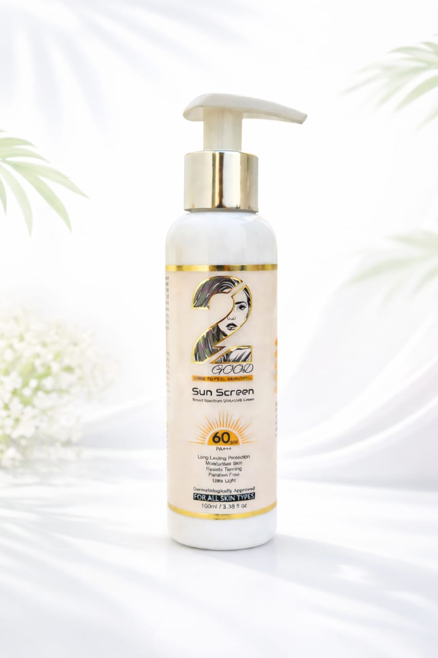 Sun Screen (SPF 60 + UVA & UVB cream)